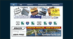 Desktop Screenshot of northshorefishingreport.com